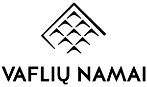 Vaflių namai Logo