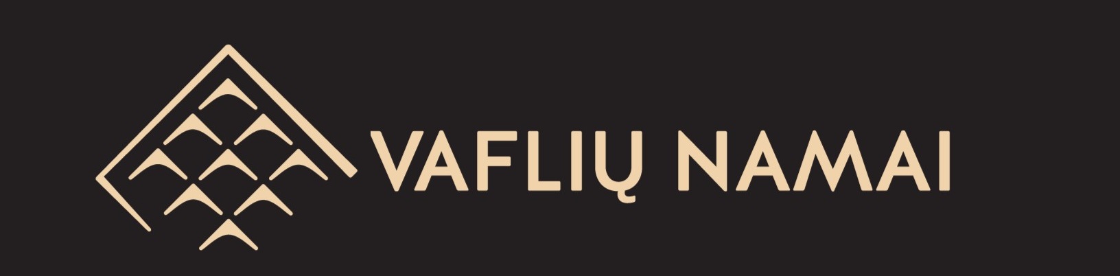 Vaflių namai Logo